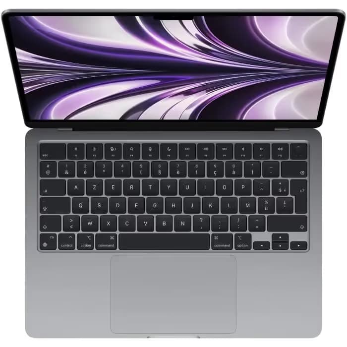 Apple - 13,6" MacBook Air M2 - RAM 8Go - Stockage 256Go - Gris Sidéral (MLXW3D/A)