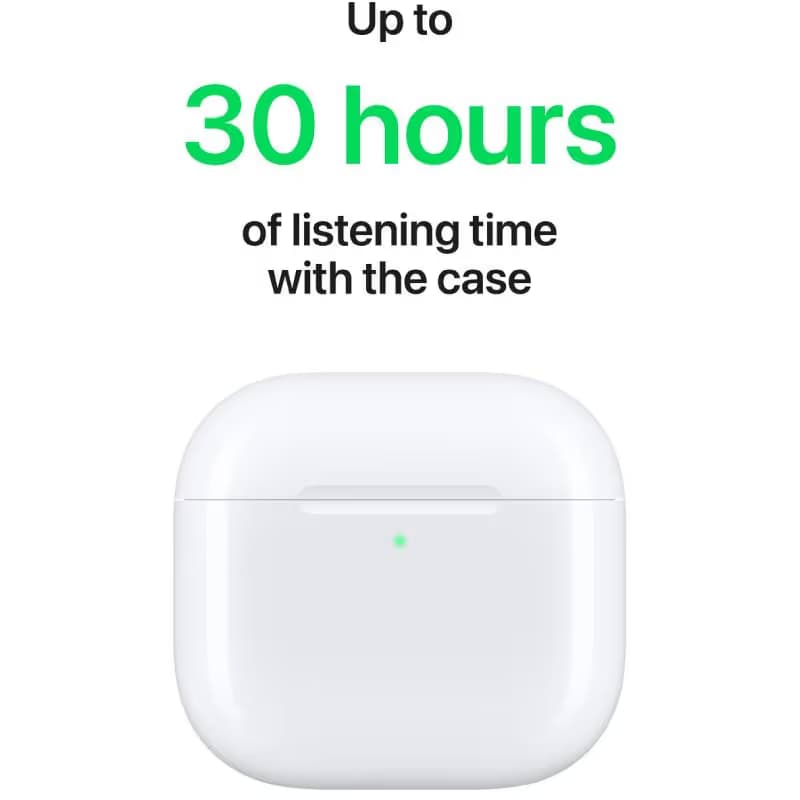 Apple - AirPods 4 (MXP63LL/A) - Blanc  4