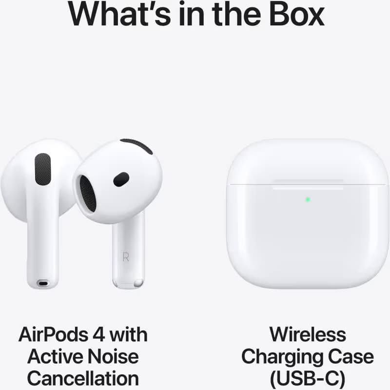 Apple - AirPods 4 (MXP63LL/A) - Blanc  7