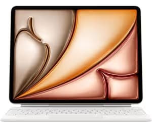 Apple - Magic Keyboard pour iPad Air 11" (M3) Français (MDFV4F/A) - Blanc 