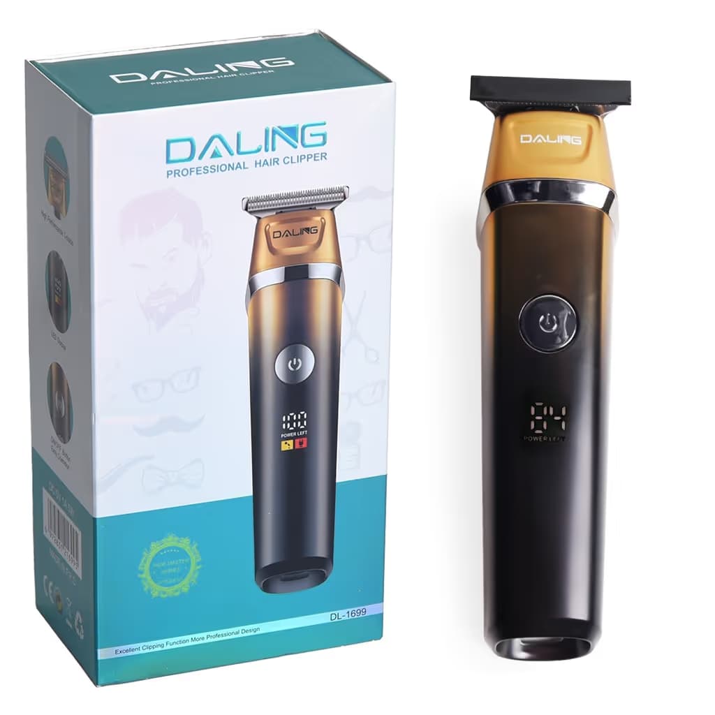 Tondeuse Cheveux Daling Rechargeable Professionnel 5W - Doré & Noir 2