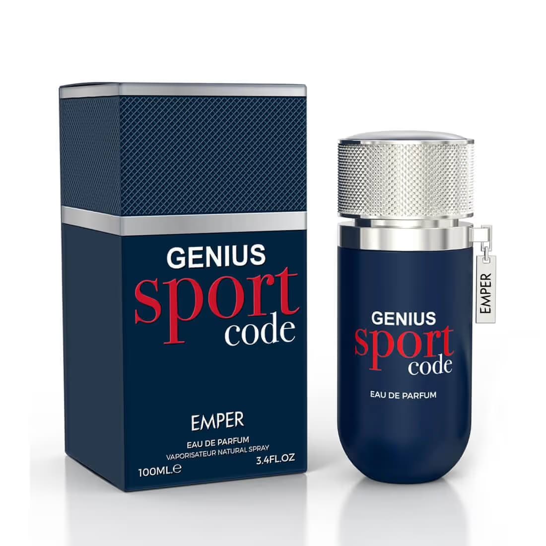 GENIUS Sport Code Eau De Parfum Pour Homme - 100 ml 