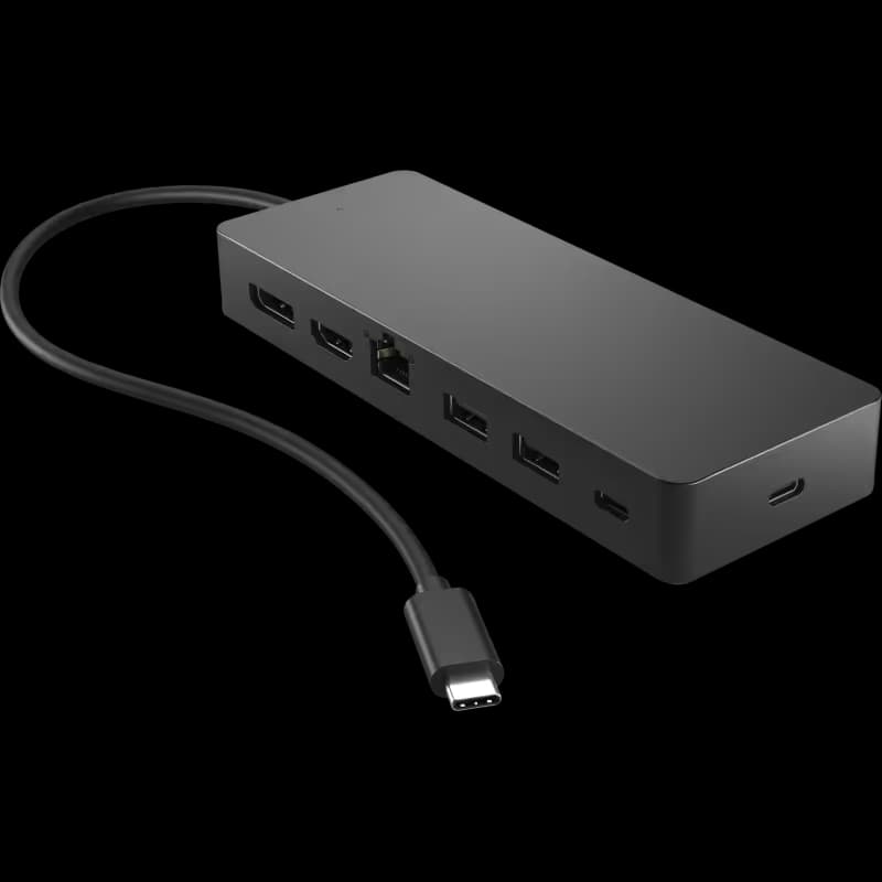 Multi port Hub HP Univ USB-C  - Noir