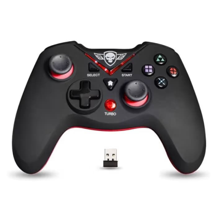 Manette de Jeu Sans Fil Spirit Of Gamer RFXPG pur PS3/PC - Noir & Rouge