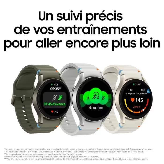 Montre connectée Samsung Galaxy Watch 7 44 mm - Argent - SM-L310NZSAXEF 3