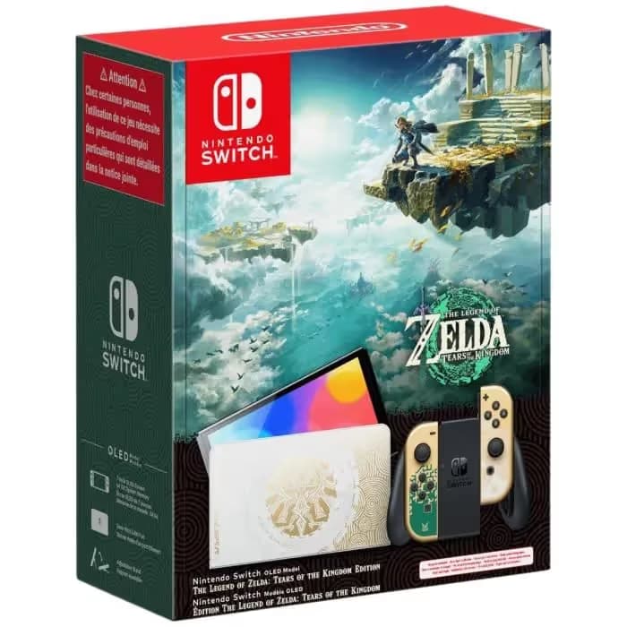 Console Nintendo Switch - Modèle OLED • Édition Limitée The Legend of Zelda: Tears of the Kingdom 4