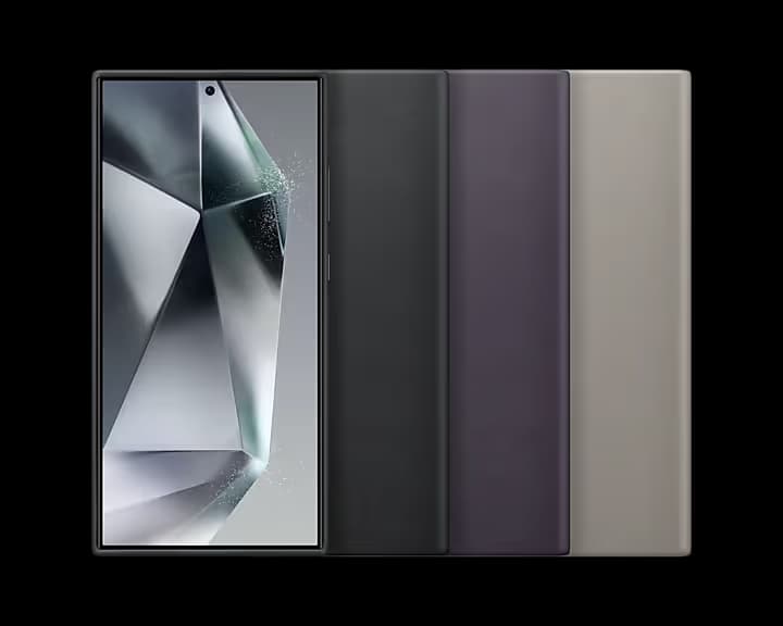 Galaxy S24 Ultra Vegan Leather Case - Taupe 2