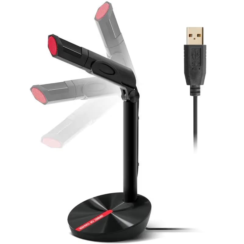 Microphone Spirit of Gamer EKO - Noir & Rouge 5