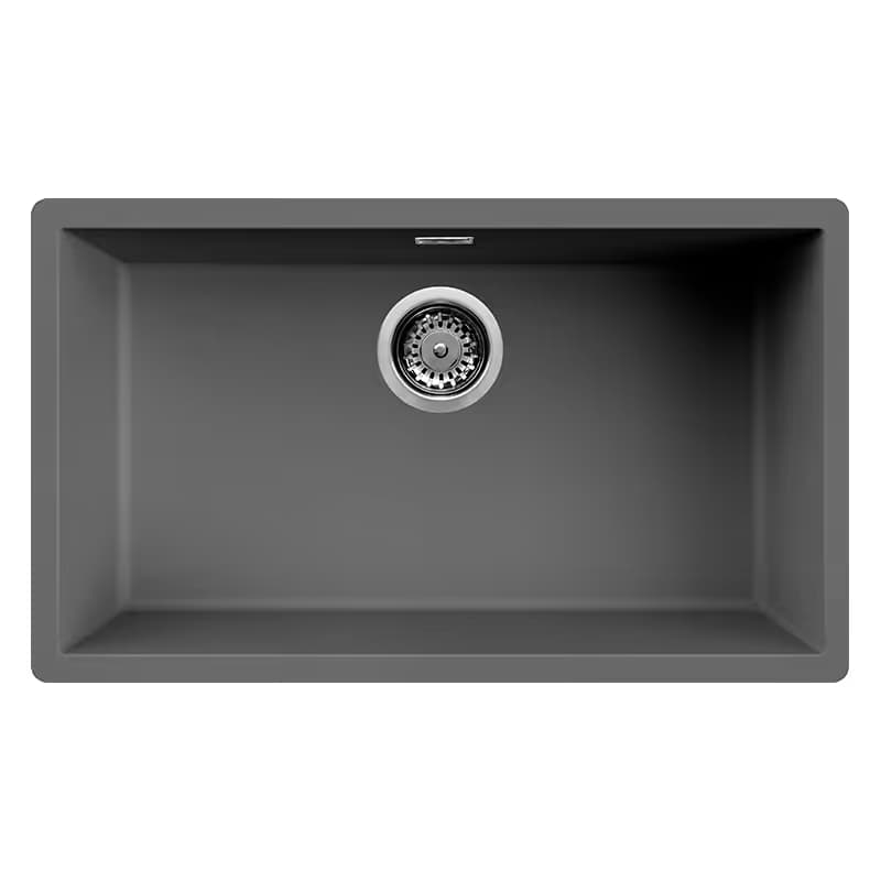 Évier De Cuisine Encastrable FOCUS SMILE.76G - Gris