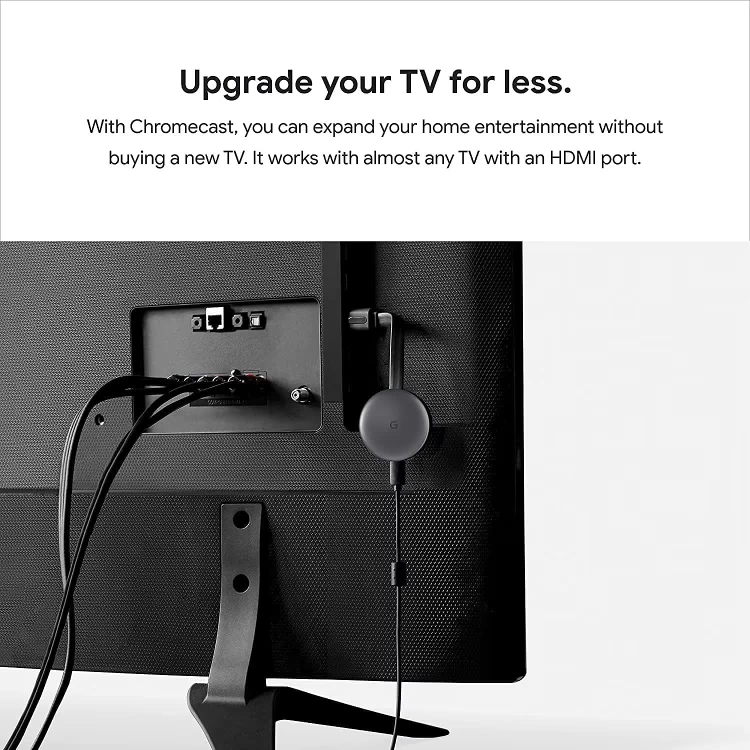 Google Chromecast Streaming Media Player - Noir 3