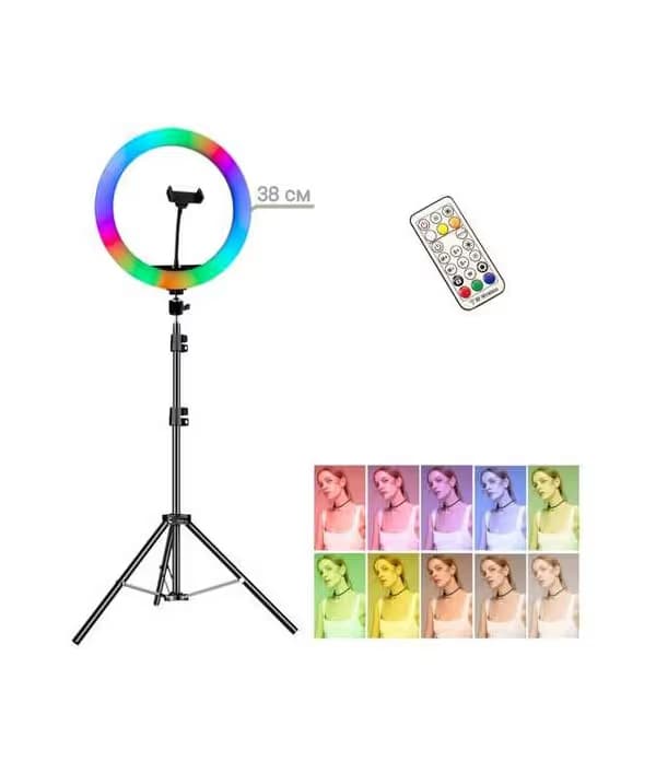 RGB LED Soft Ring light MJ38 3