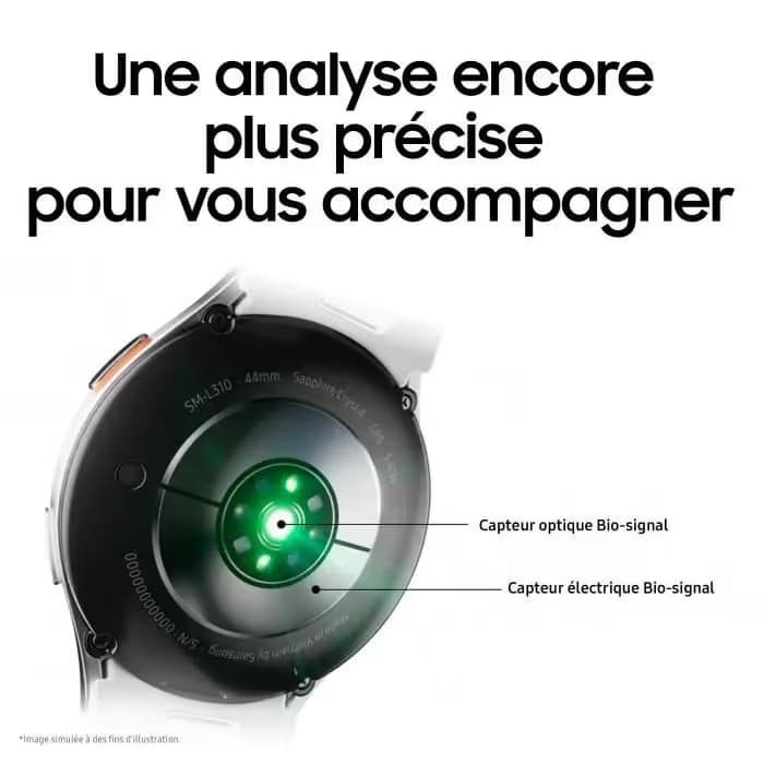 Montre connectée Samsung Galaxy Watch 7 44 mm - Vert - SM-L310NZGAXEF 5